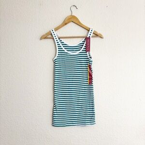 Merona striped tank size Small NEW
